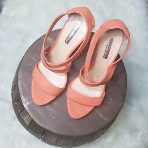 H  BY HALSTON Open Toe Heals Size 10M